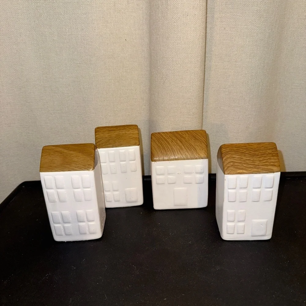 Target White ceramic Christmas homes